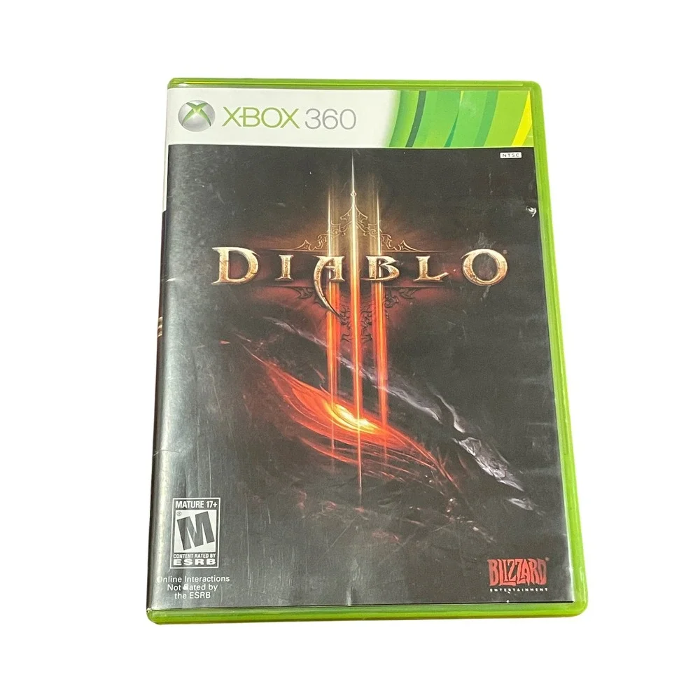Diablo III 3 Xbox 360 Blizzard Entertainment Action RPG Video Game CIB NTSC